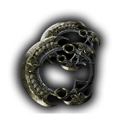 玉双環（武器。ゲーム内アイコン、背景透過）